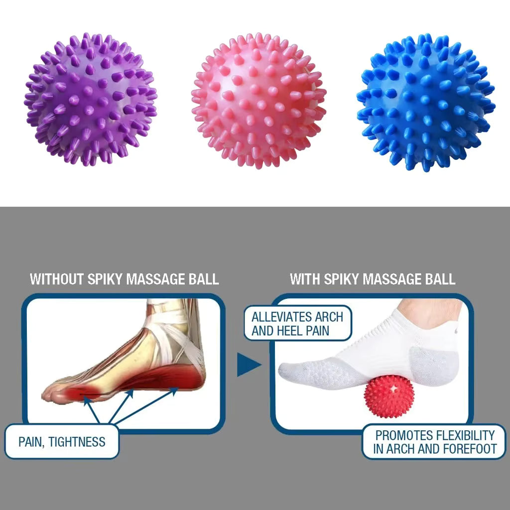 7cm Spiked Massage Ball – Physiotherapy Trigger Point & Muscle Recovery Tool