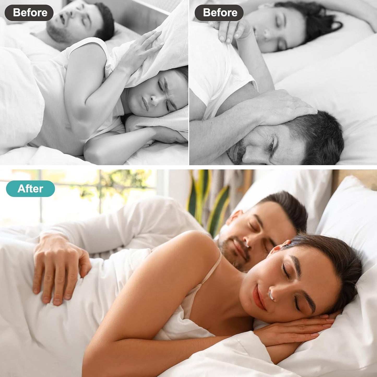 4PCS Silicone Anti Snoring Device