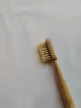 4-Pack Natural Bristle Bamboo Toothbrushes