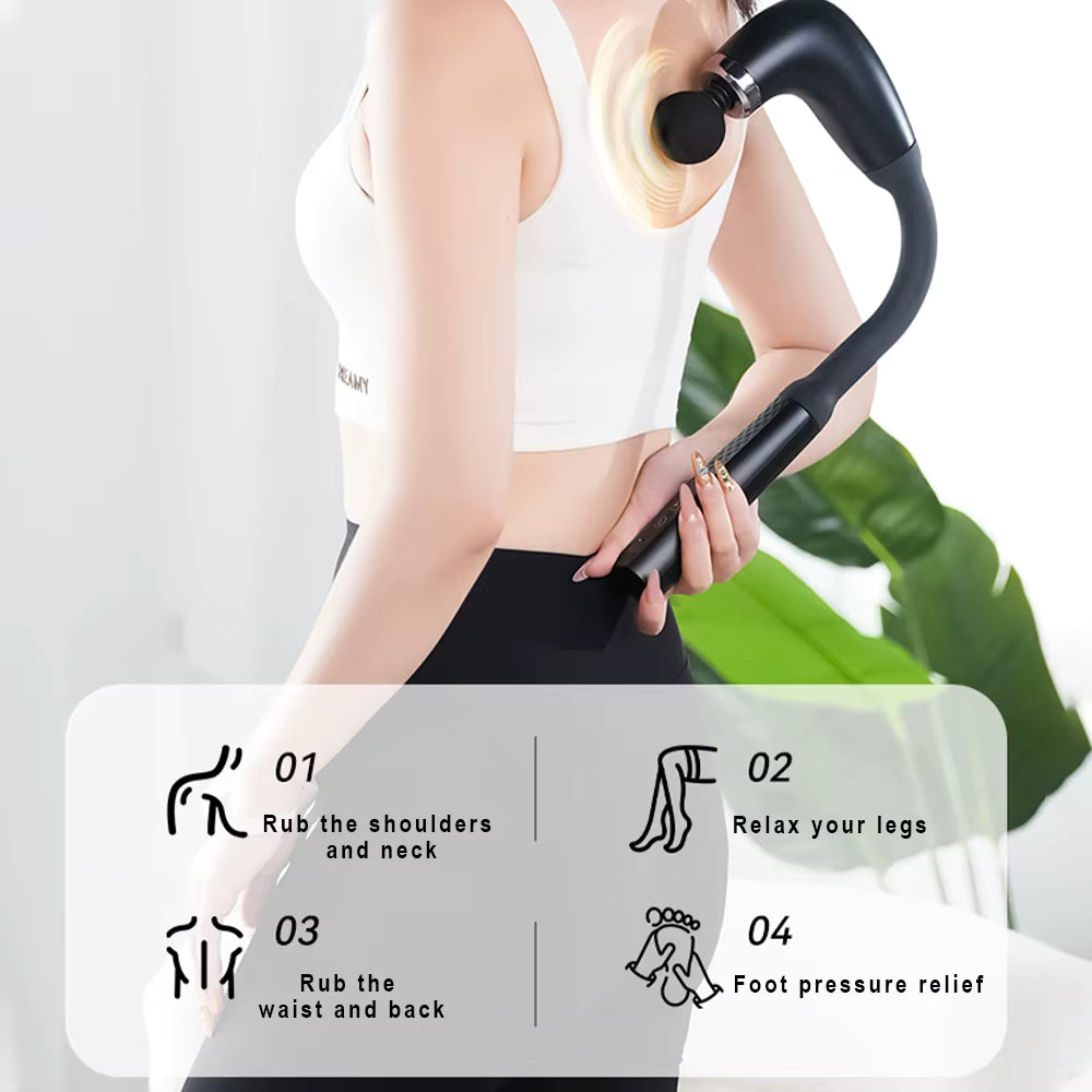 New Smart Fascia Gun Electric Massager